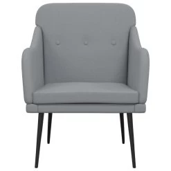 VidaXL Fauteuil 63x76x80 Cm Stof Lichtgrijs -Beste Fauteuil Winkel 1f829cc9098343dcbcf31bb895e86134
