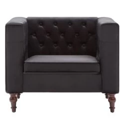 VidaXL Leunstoel Fluweel Zwart -Beste Fauteuil Winkel 29e58ee422c648df9fc0914008c15e1a