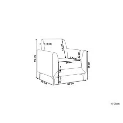 Beliani Fauteuil FENES - Groen Fluweel -Beste Fauteuil Winkel 382c7341865c427086b54c9b2c07996b
