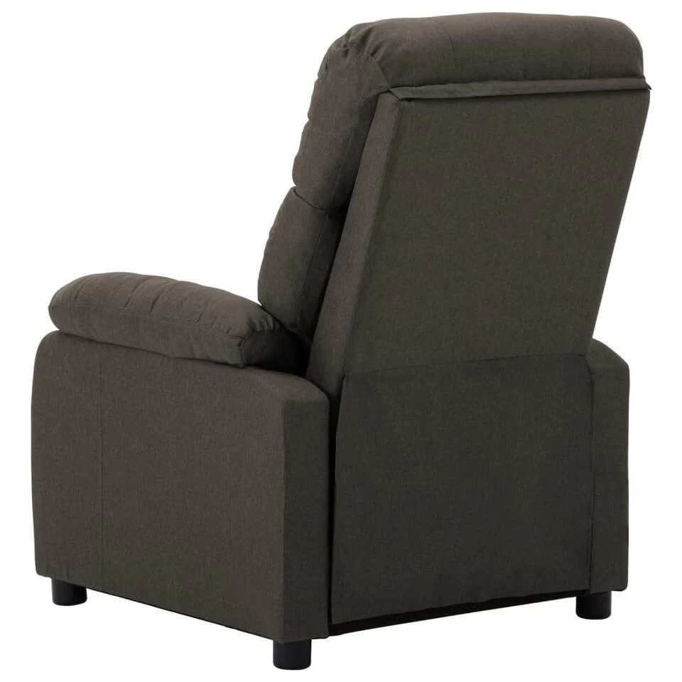 VidaXL Fauteuil Verstelbaar Elektrisch Stof Taupe 5 VidaXL Fauteuil Verstelbaar Elektrisch Stof Taupe - Afbeelding 4