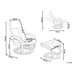 Beliani Massagestoel HERO - Zwart Polyester 8 Beliani Massagestoel HERO - Zwart Polyester -Beste Fauteuil Winkel 4cae1b3737794d71872ebe598776f6e2