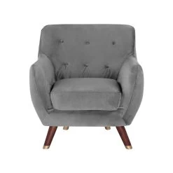 Beliani Fauteuil BODO - Grijs Fluweel 9 Beliani Fauteuil BODO - Grijs Fluweel -Beste Fauteuil Winkel 4e14df7070814a89b72d91ac97941392