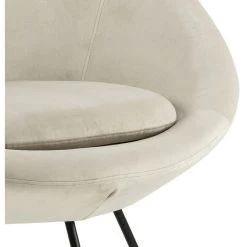 Sohome Fauteuil Kang - Velvet - Zand -Beste Fauteuil Winkel 57e10c66b18e4be0be3332935928b301