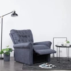 VidaXL Fauteuil Verstelbaar Kunstsuède Grijs 8 VidaXL Fauteuil Verstelbaar Kunstsuède Grijs -Beste Fauteuil Winkel 5908247c67514a2caf4bfe7804d2f65f