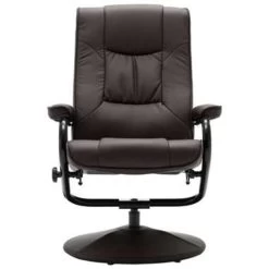 VidaXL Televisiefauteuil Met Voetenbankje Kunstleer Bruin 8 VidaXL Televisiefauteuil Met Voetenbankje Kunstleer Bruin -Beste Fauteuil Winkel 5e39834ab8b24c38ad3483f58451b524