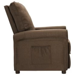 VidaXL Recliner Stof Bruin -Beste Fauteuil Winkel 62bac66fa2c1445080451f8a5ce49e04
