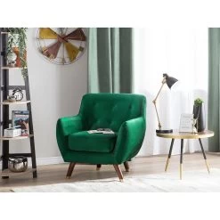 Beliani Fauteuil BODO - Groen Fluweel -Beste Fauteuil Winkel 674935c5d564466482bad6280b8543df