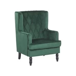 Beliani Fauteuil SANDSET - Groen Fluweel -Beste Fauteuil Winkel 6d56f0dcfe8445749f83783f7db07806