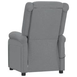 VidaXL Fauteuil Elektrisch Verstelbaar Stof Lichtgrijs 71x90.5x96 Cm -Beste Fauteuil Winkel 6e0389298c834879ba474d9956bd64da