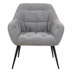 Sohome Fauteuil Otto - Bouclé - Grijs -Beste Fauteuil Winkel 74bbda6d509b4534b2b6d7429d47cf07