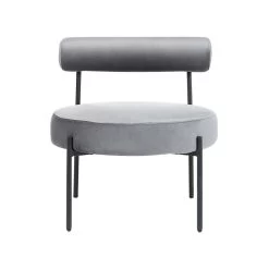 Beliani Fauteuil ALPHA - Grijs Fluweel -Beste Fauteuil Winkel 781709da5e1645a98ae06412ea0c5095