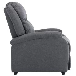 VidaXL Fauteuil Verstelbaar Stof Donkergrijs -Beste Fauteuil Winkel 7b9569fe182c460193269daf32344880