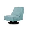 Draaifauteuil Stuttgart - Ribcord - Ijsblauw -Beste Fauteuil Winkel 81004594