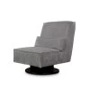 Draaifauteuil Stuttgart - Ribcord - Antraciet -Beste Fauteuil Winkel 81004596
