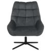 Fauteuil Devin - Stof - Donkergrijs -Beste Fauteuil Winkel 81027693
