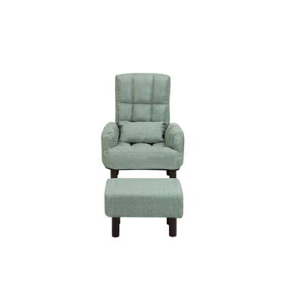 Beliani Fauteuil OLAND - Groen Polyester 6 Beliani Fauteuil OLAND - Groen Polyester - Afbeelding 4