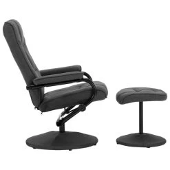 VidaXL Fauteuil Verstelbaar Met Voetenbankje Stof Donkergrijs 8 VidaXL Fauteuil Verstelbaar Met Voetenbankje Stof Donkergrijs -Beste Fauteuil Winkel 98df20ae8c5141e4b8edf1a30d4cbed7