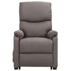 VidaXL Sta-op-stoel Stof Lichtgrijs -Beste Fauteuil Winkel 9dbb4d7a3eac42e39b7fd5b193ddee7f