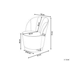 Beliani Fauteuil ALBY - Zwart Fluweel -Beste Fauteuil Winkel a15c346076ad4035bd4257945c94283c 1