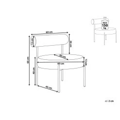 Beliani Fauteuil ALPHA - Grijs Fluweel -Beste Fauteuil Winkel a37b62c97c8f48ddbfbc21bb816d0d52 2