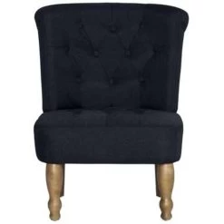 VidaXL Franse Stoel Stof Zwart 8 VidaXL Franse Stoel Stof Zwart -Beste Fauteuil Winkel a3847ff4ec0c4dc197b6912a3abf3da5