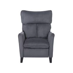 Beliani TV-fauteuil ROYSTON - Grijs Polyester -Beste Fauteuil Winkel af401a0997e5462d86127b758fbd427e