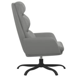 VidaXL Relaxstoel Kunstleer Grijs -Beste Fauteuil Winkel b4ea71d1c7b649e9ac8c52d9ca3eda82