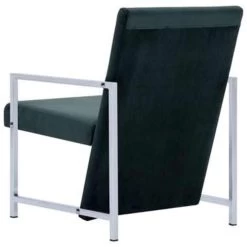 VidaXL Fauteuil Met Chromen Poten Fluweel Donkergroen -Beste Fauteuil Winkel b8d6efb8e07f4b519ff2751ea5dfe6f0