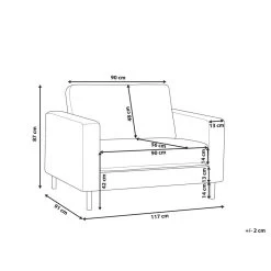 Beliani Fauteuil SAVALEN - Bruin Kunstleer -Beste Fauteuil Winkel be9af81965ab405ca7c9c9e82fcbf93e