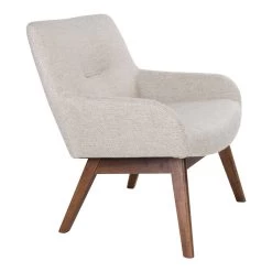 Giga Meubel Loungestoel Stof Zand/Bruin - Zithoogte 40cm -Beste Fauteuil Winkel befd5ebcf76f4e64a4a0b107bcd734fe