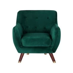 Beliani Fauteuil BODO - Groen Fluweel -Beste Fauteuil Winkel c2681f5ab0544e33a8117ab9f78def7c