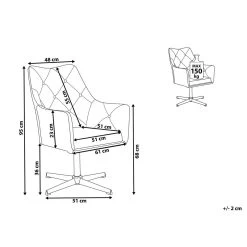 Beliani Fauteuil VAKSALA - Groen Fluweel -Beste Fauteuil Winkel c9a2294f583e4dc694b499826ddb80b6