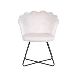 Beliani Fauteuil LOVELOCK - Beige Fluweel -Beste Fauteuil Winkel ca7702181dd74ec58608556de2e985c3