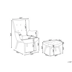 Beliani Fauteuil VEJLE - Zwart Fluweel -Beste Fauteuil Winkel cbd5b0a979364dff9aaab470dd061054