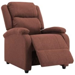 VidaXL Televisiefauteuil Stof Bruin -Beste Fauteuil Winkel d68b32557aaf4a10b625bc3d71b0b51d