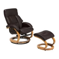 Beliani Massagestoel FORCE - Bruin Kunstleer -Beste Fauteuil Winkel d725d45eaae7454194679678655e21d7