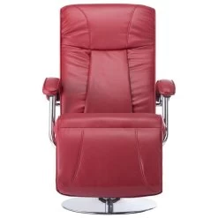VidaXL Televisiefauteuil Kunstleer Wijnrood -Beste Fauteuil Winkel d81df328ab9648db902fdd2d64aa83c7