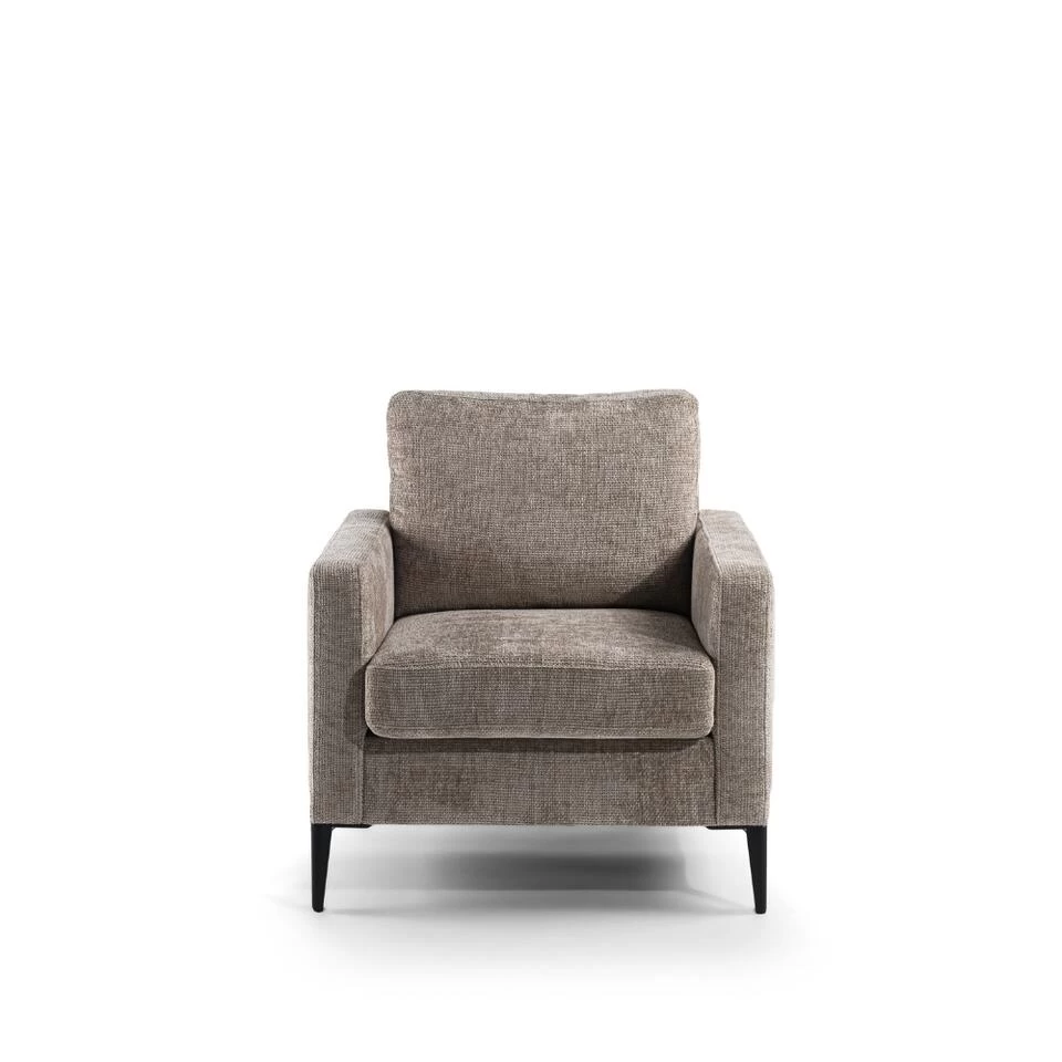 Fauteuil Flora Champagne Stof - Stof - Beige 6 Fauteuil Flora Champagne Stof - Stof - Beige - Afbeelding 4