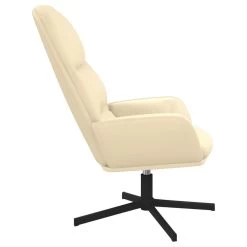 VidaXL Relaxstoel Kunstleer Crèmewit -Beste Fauteuil Winkel e8ab995823084661931697e11805dee0