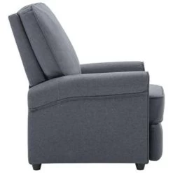 VidaXL Televisiefauteuil Stof Donkergrijs Fauteuil Tv-Stoel Leunstoel Zetel -Beste Fauteuil Winkel ea09c27aa9ac4749bda43240826fcbb4