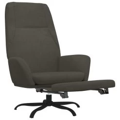 VidaXL Relaxstoel Met Voetensteun Fluweel Donkergrijs -Beste Fauteuil Winkel f2bd46e807bd4347972ebf7e3f344944