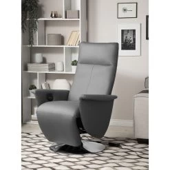 Beliani TV-fauteuil PRIME - Grijs Kunstleer 9 Beliani TV-fauteuil PRIME - Grijs Kunstleer -Beste Fauteuil Winkel f51407b72d1c43db8609edaa081dbdef