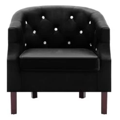 VidaXL Fauteuils Fluweel Zwart -Beste Fauteuil Winkel f789b56a8ebc4e15815c036b0ecd9629