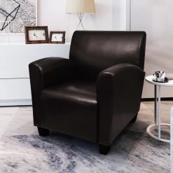 VidaXL Fauteuil Kunstleer Donkerbruin -Beste Fauteuil Winkel f865d145953e4ea59ed3d8c7b42c4e81